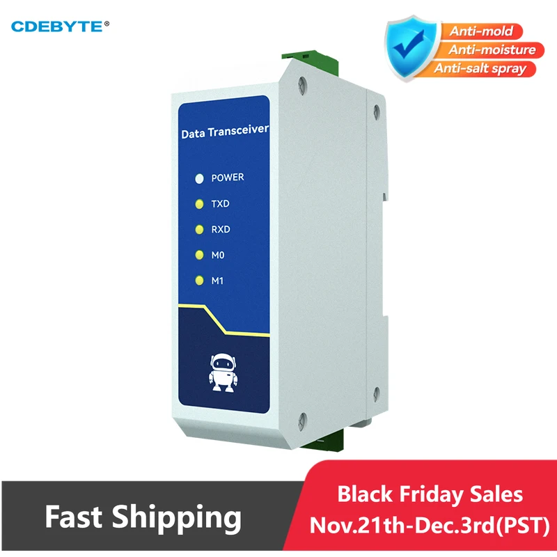 

AC 85-265 в RS485 для последовательного сервера Ethernet, Шлюз Modbus TCP/UDP/MQTT/HTTP CDEBYTE NE2-D11A RS485 для двухсторонней розетки RJ45