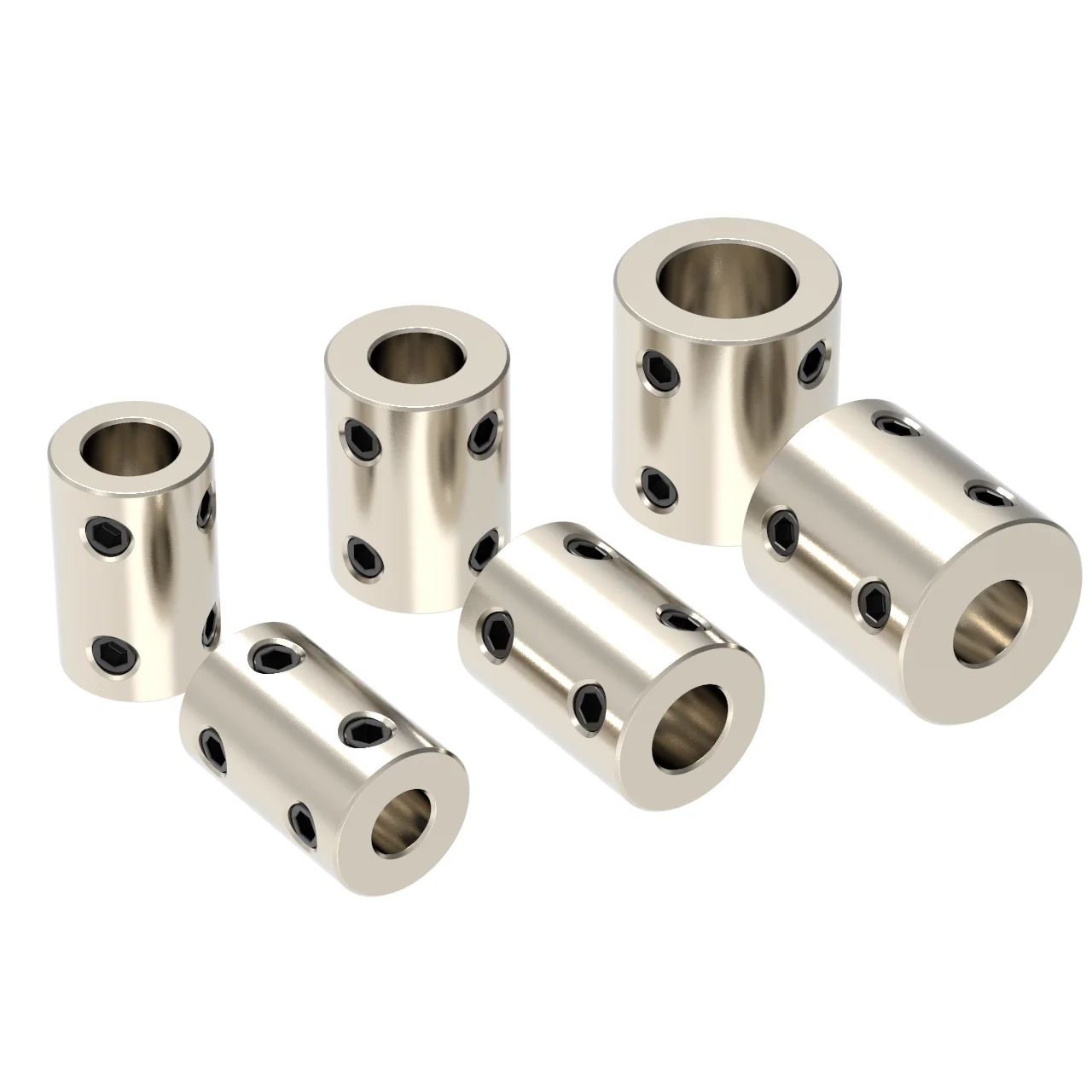 45# Steel D14L22 D16L22 D20L22 Rigid Shaft Couplings CNC Motor Jaw Coupler 5mm to 8mm Transmission Connector 4/5/6/8/10/12mm