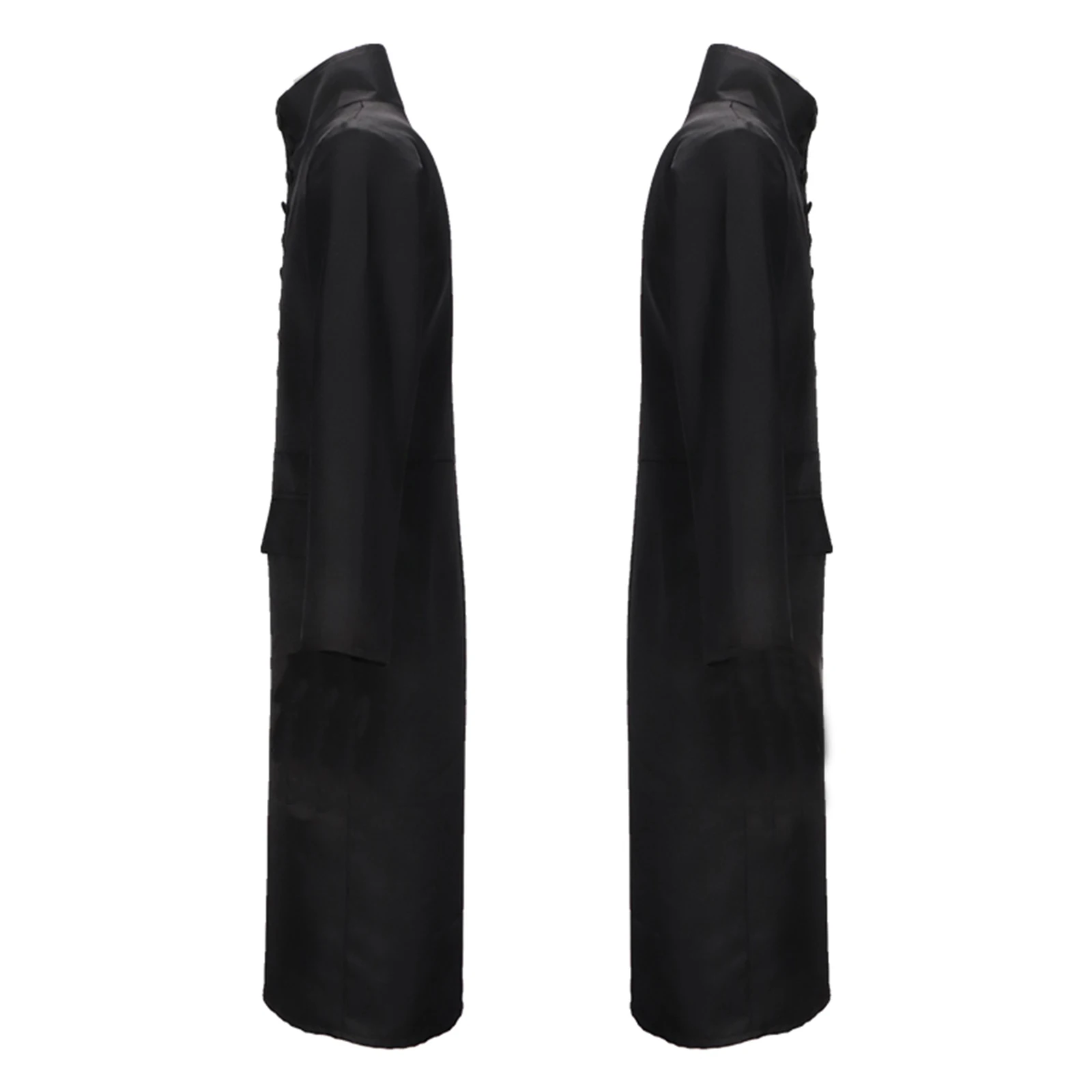 스네이프 교수 코스프레 의상 남자 자켓 코트 튜닉 가운 망토 케이프 할로윈 의상