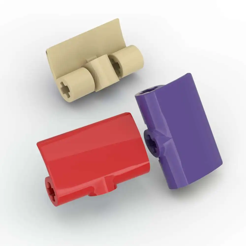 MOC 10 個湾曲 71682 2x3x1 パネルビルディングブロックキットハウス城車教育レンガ粒子子供のおもちゃ誕生日プレゼント