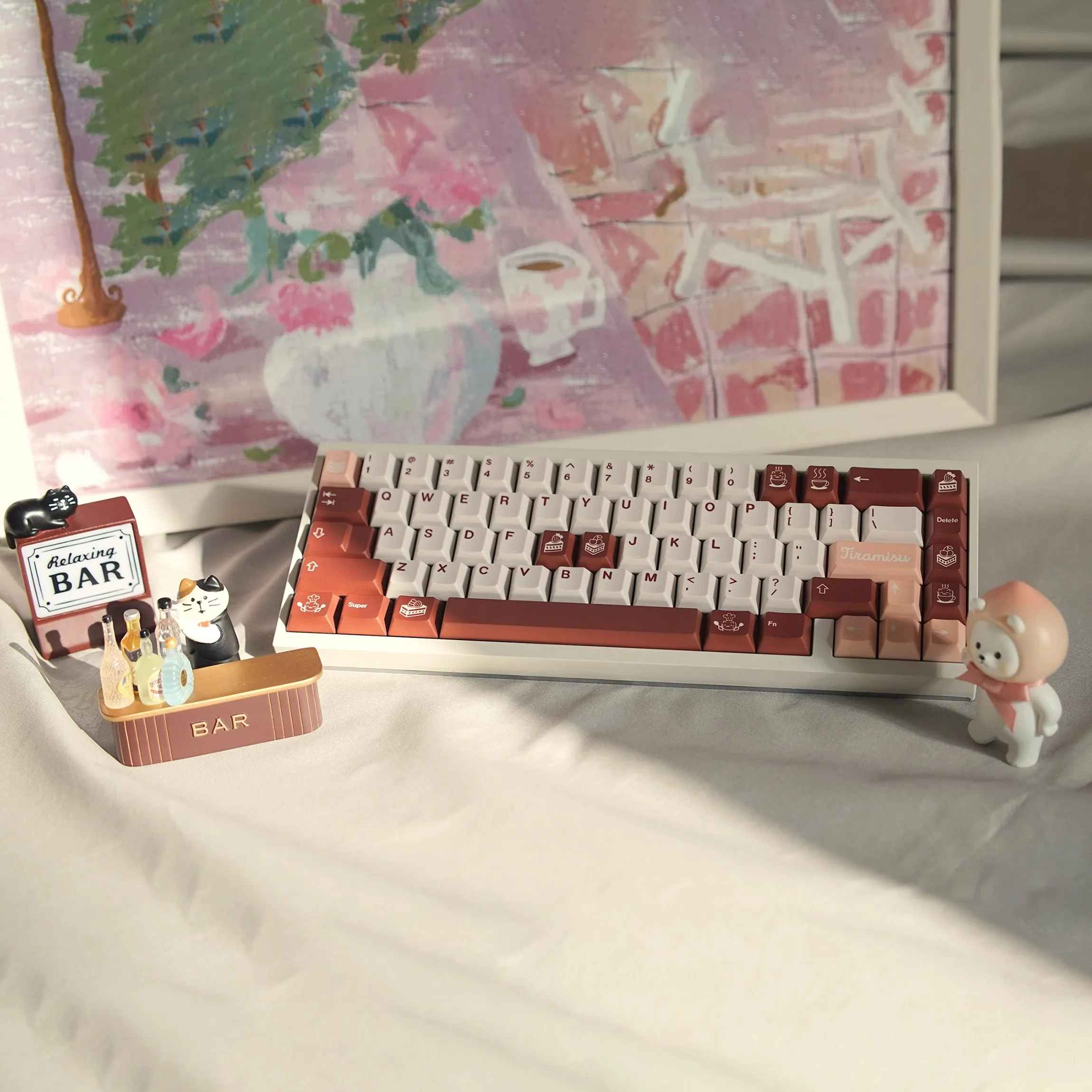 GMK Tiramisu Theme PBT Keycaps Cherry Profile For Machanical Keyboard