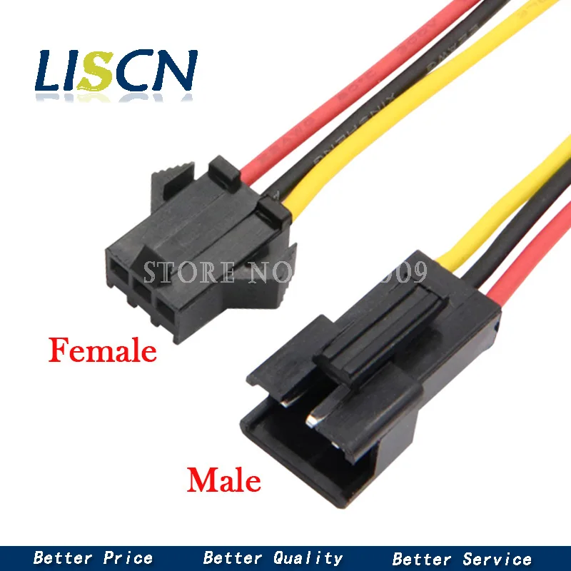 5pairs SM2.54 2 3 4 5 6pin SM Male & female Led Connector 2pin/3pin/4pin/5pin 6pin Wire cable pigtail Plug Total length 40cm