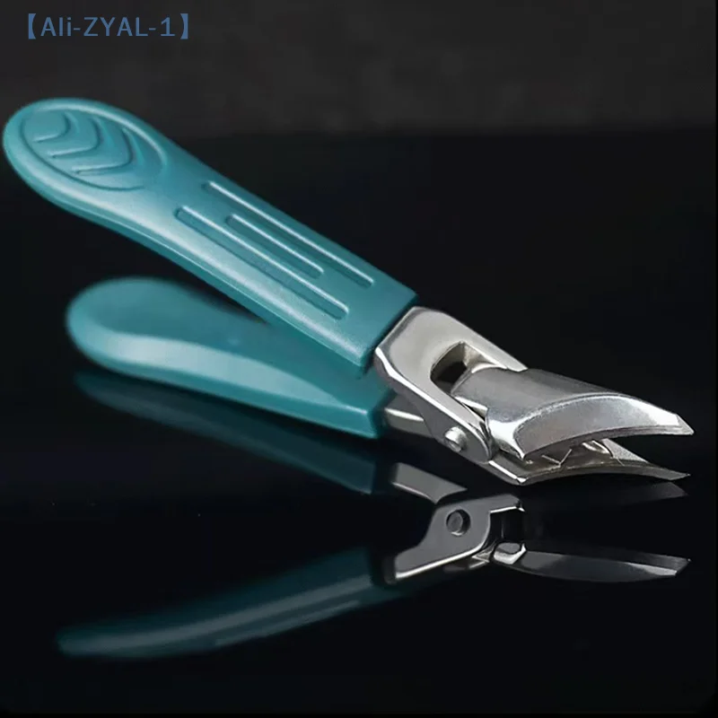 【ZYAL-1】Slanted Pointed Nail Clippers Wide Jaw Opening Anti-Splash Slanted Nail Clipper Nail Scissors Nail Care Tools