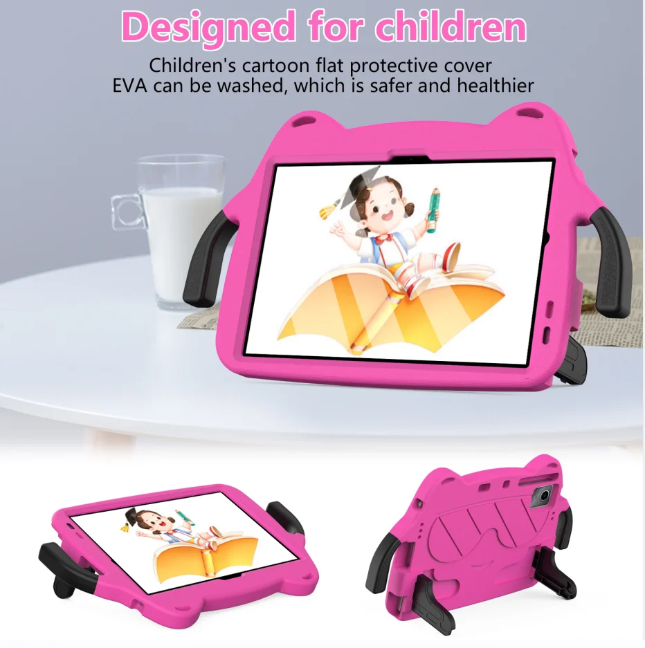 Case For Lenovo Tab M11 11 inch / Xiaoxin Pad 2024 11 inch TB-331FC TB-330FU Kids EVA Shockproof Handle Stand Tablet Cover