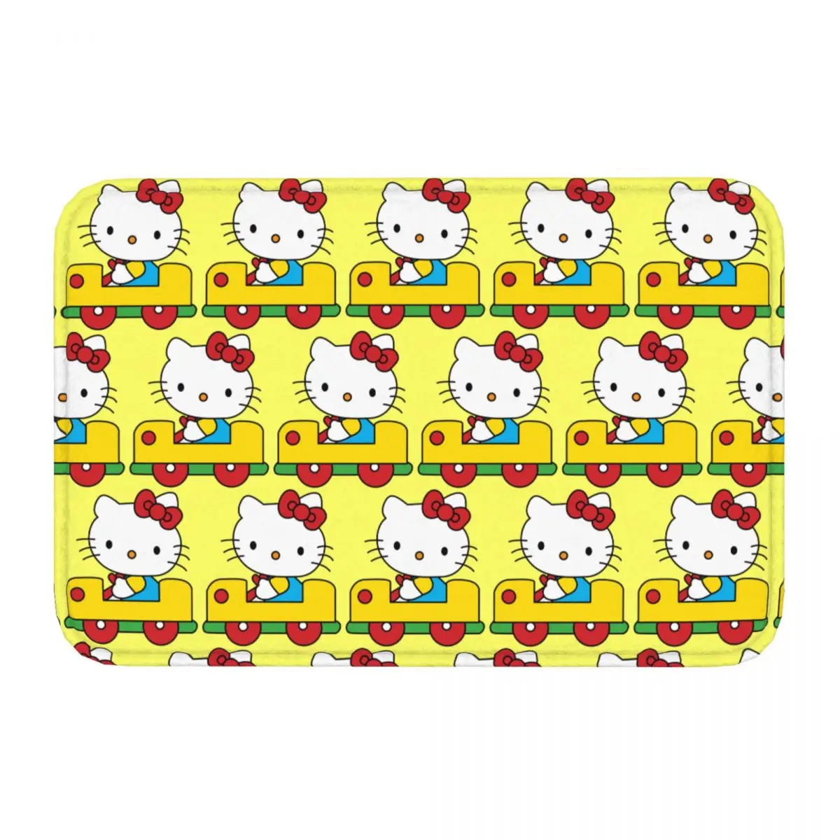 Hello Kitty Bathroom Mat Drive Doormat Flannel Carpet Entrance Door Rug Home Decoration