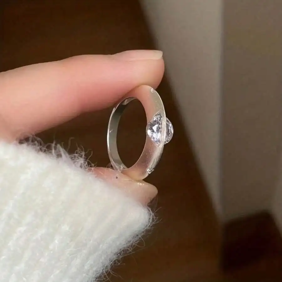 

Womens Rotatable Cosmic Star Ring, Fashion Open Ring For Daily Wear Party Gift