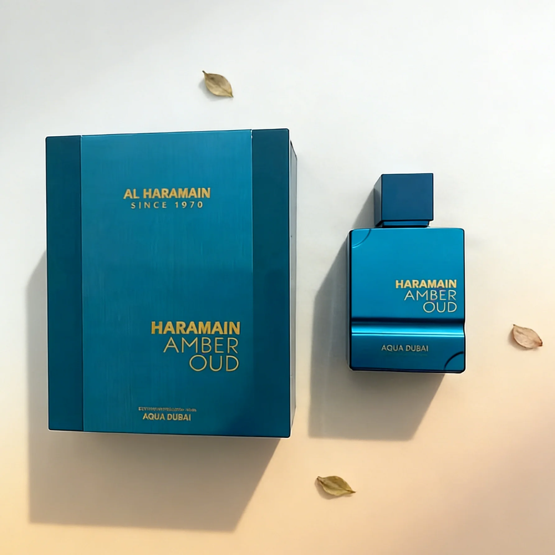 

Al Haramain Amber Oud Aqua Dubai EDP 2oz, Unisex Fragrance, Warm Amber, Deep Oud & Citrus Aroma