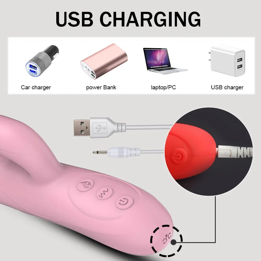 Heating Telescopic Rotating Tongue Licking Dildo Vibrator G-Spot Clitoris Stimulating Adult Toys Masturbator Sex Toys for Women