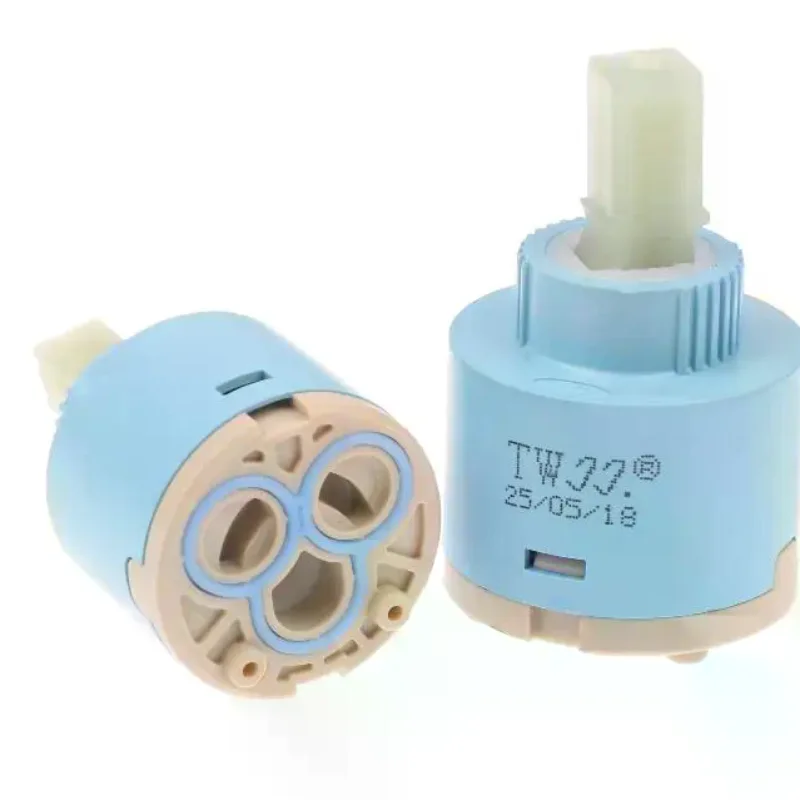 1Pcs Thermostatic Cartridges Faucet Disc Valve PP Plastic Ceramic Cartridges