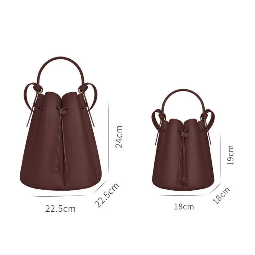 حقيبة ركاب 2025 حقيبة حمل بسيطة جديدة، تصميم متخصص، حقيبة بتلات، حقيبة كروس عصرية بكتف واحد، حقيبة دلو راقية #6