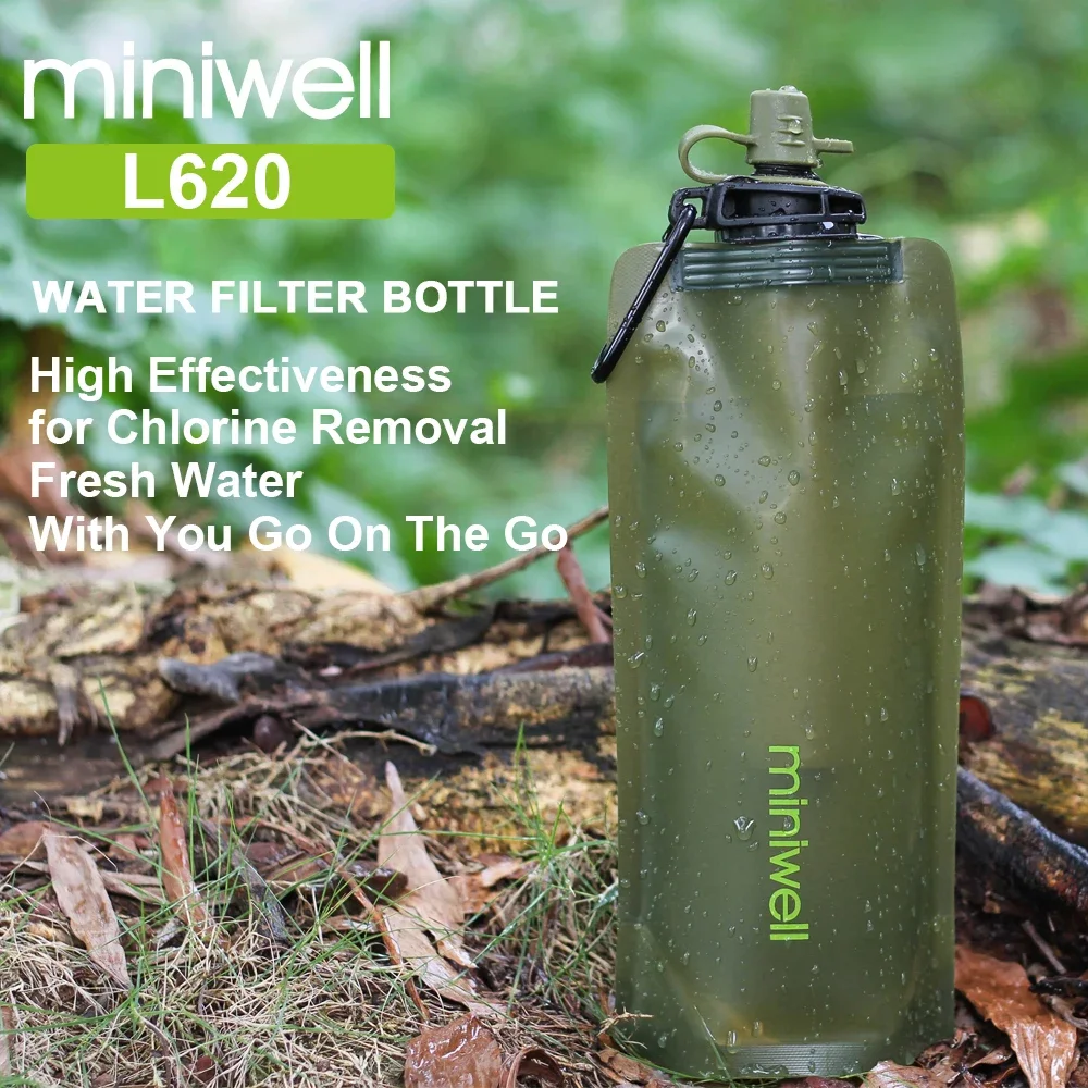 Miniwell Portable Water Purification Filter for Outdoor Camping & Hiking Survival Water Filter