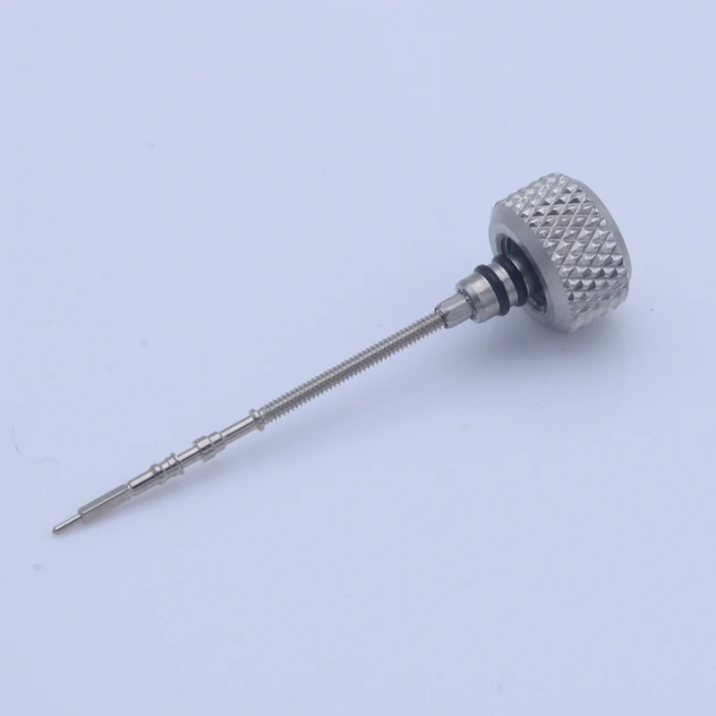 Knurled SKX007 Watch Crown Fit SKX007 SRPD Watch Case Crown Signed 'S' Mod Parts Fit 4R35 4R36 7S26 NH35 NH36 Movement Crown