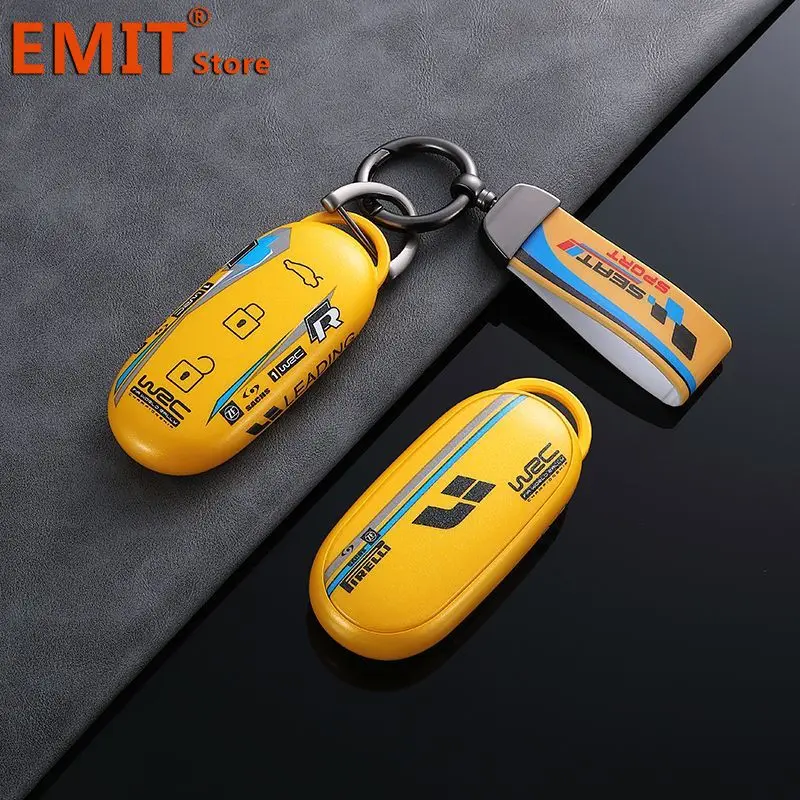 

Key Fob Case for Leading Ideal One Li Auto Lixiang L7 L8 L9 MAX 2023 2024 Car Smart Remote Protection Cover Keychain Accessories