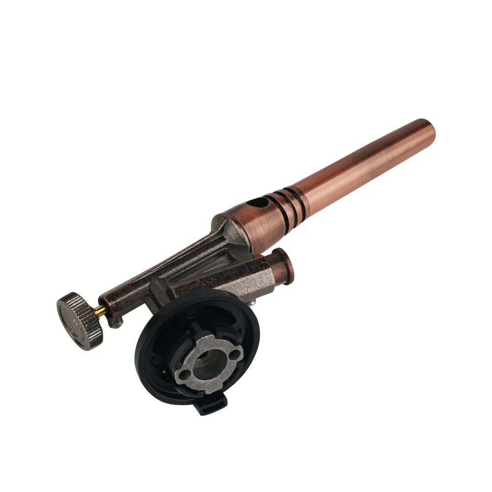 Torcia a gas per saldatura in rame portatile Ugello Pistola a fiamma Campeggio esterno Lanciafiamme Cucina Bruciatore accendino butano Attrezzatura per saldatura