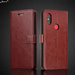Card Holder Cover Case for Xiaomi Redmi Note 6 Pro Pu Leather Flip Cover Retro Wallet Phone Case Business Fundas Coque