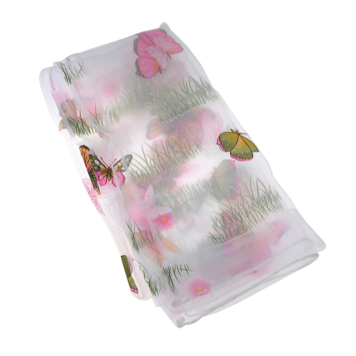 

Transparent Curtains Voile Sheer Window Tulle Green Grass Printed Soft Premium Material Privacy Efficient Hall Kitchen Bedroom