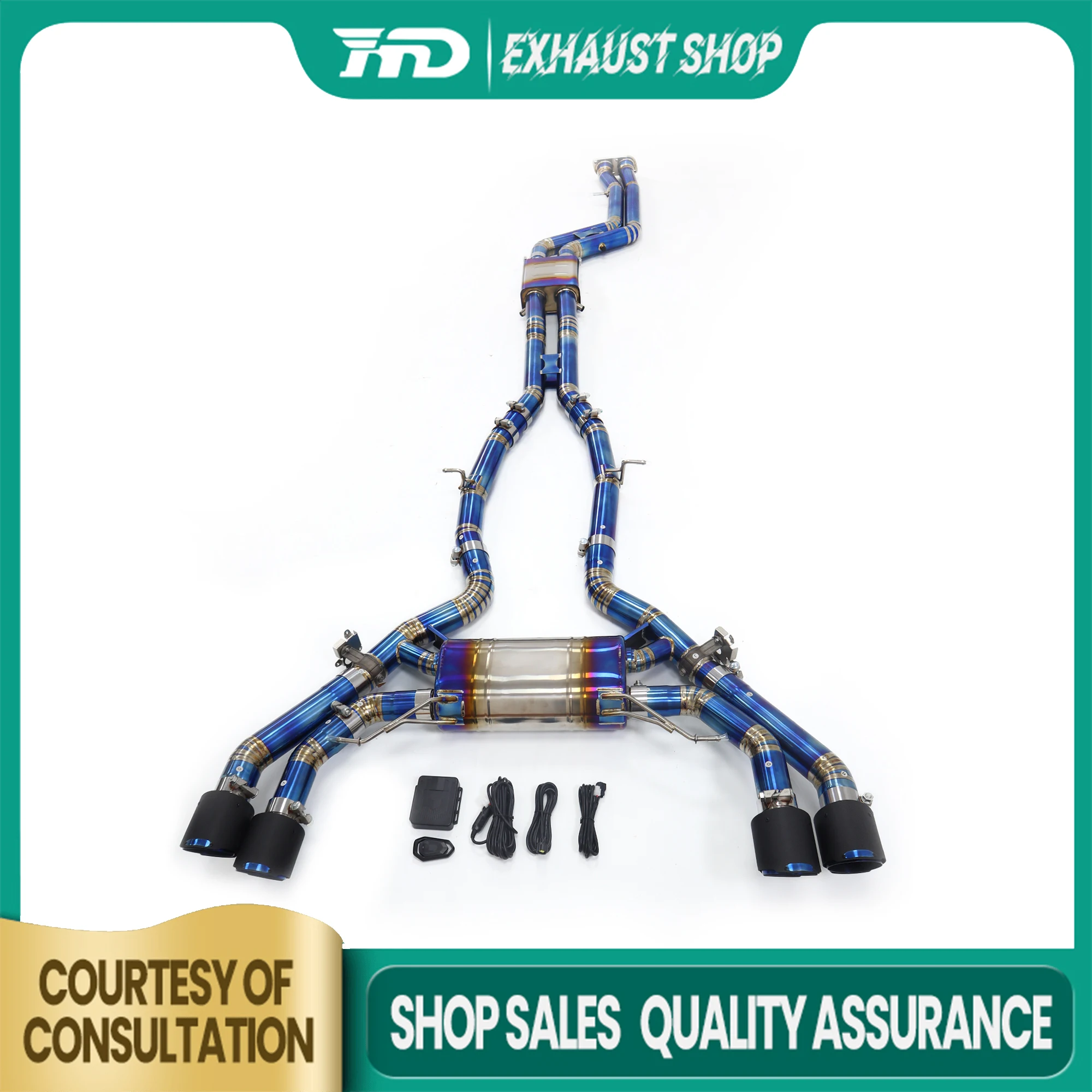 

Высокое качество Catback для BMW X3M X4M F97 F98, титановый сплав, электронный клапан, глушитель, насадки, выхлопная система, неразрушающий HMD