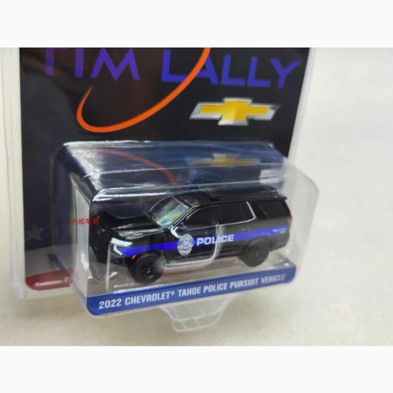 Greenlight Alloy 1:64 2022 Tahoe Police PURSUIT VEHICLE SUV Car Model Static Collection Decorated Holiday Gifts Toys