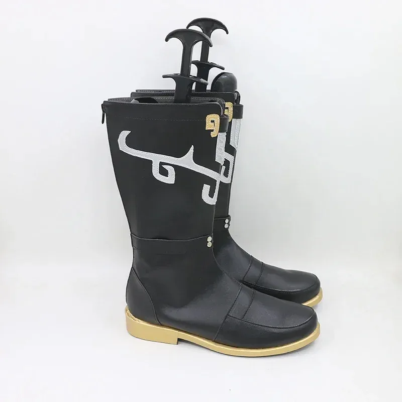 

2025 RealCos Honkai Star Rail, обувь для косплея Jing Yu, длинные сапоги на высоком каблуке, аксессуары для игр в стиле аниме, Хэллоуин, карнавал, женщины, девушки, мужчины