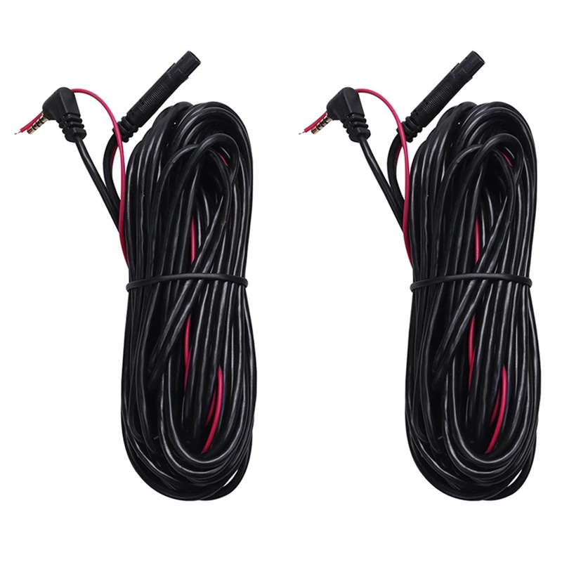 2X 5 Pin 5 Hole 9 Meter Long Line Driving Recorder Rear Lens Extension Cable For Driving Recorder Gps Rear View Camera