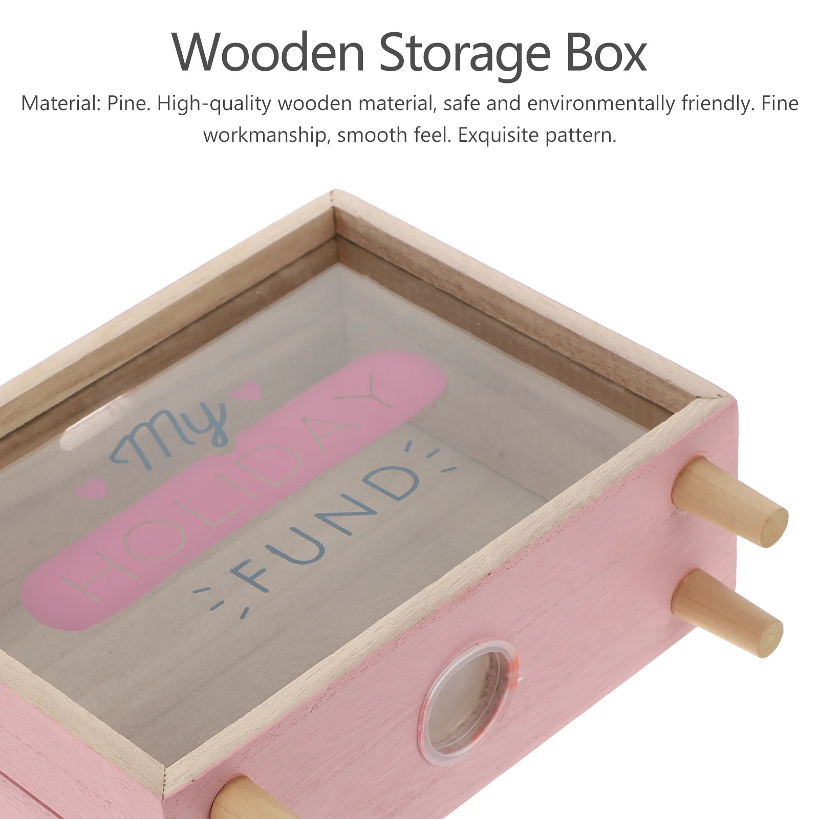 

1Pcs Exquisite Craftsmanship Storage Case Ornament Lovely Desktop Decoration Home Decor Customizable Storage Box