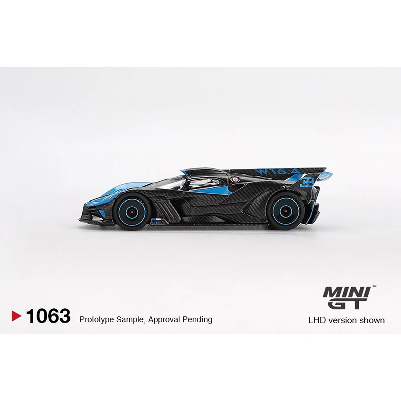 プレセール MINIGT 1063 1:64 ブガッティ・ボリード プレゼンテーション ダイキャストカーモデル コレクション おもちゃ