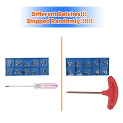 BIT(THREE SIDE) of AM8700 car DISC Lathe Drive machine 10pcs/lot+ one screwdriver