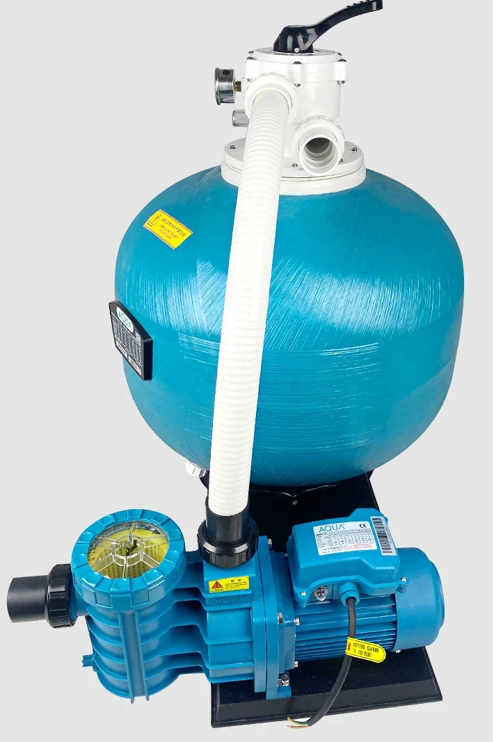 

# Sand Filter Pool Pump High-Flow Above Ground Pool Set With Stand