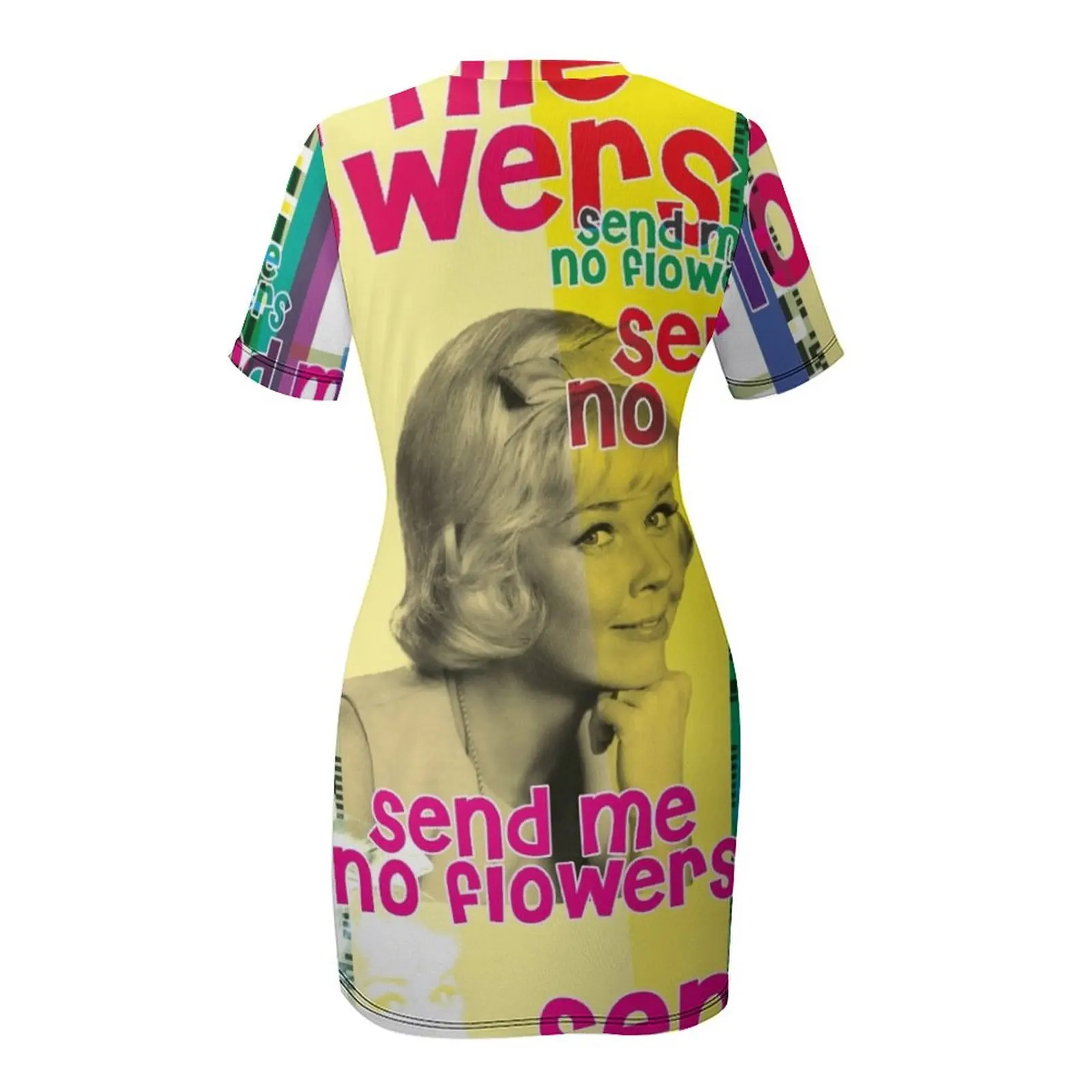 Send me no flowers, film 60s Short-Sleeved Dress Party dresses prom dresses 2025 clothes for women Women's summer dresses Dress