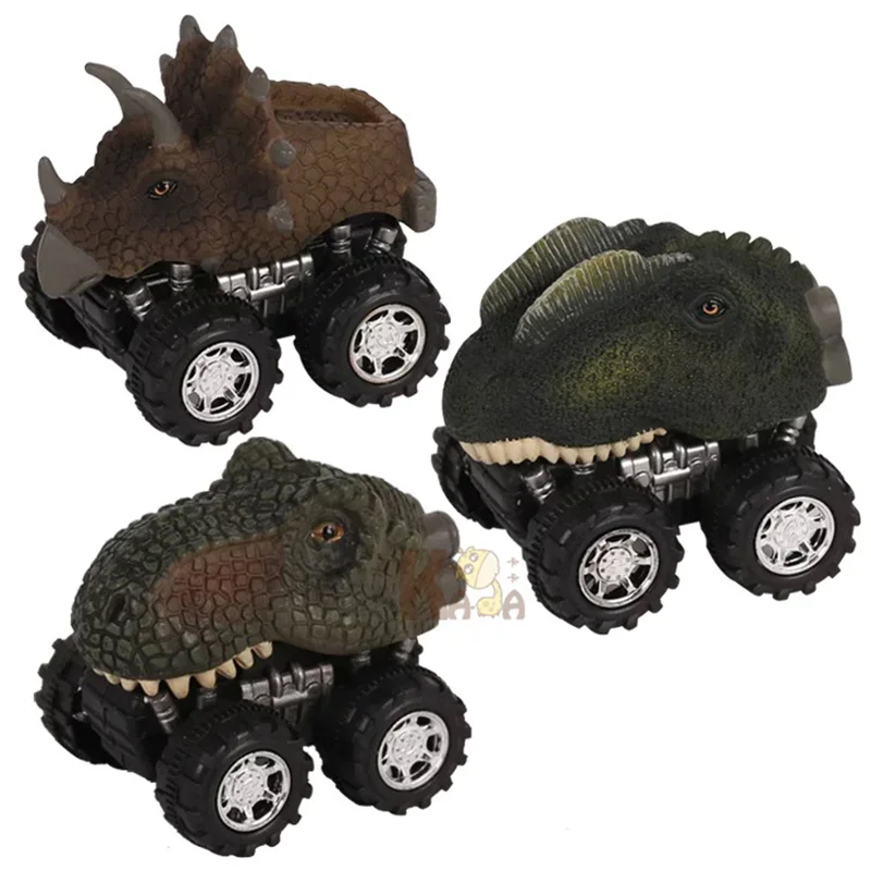 Jouet de dinosaure avec dos côtelé pour enfants, mini camion monstre mignon, simulation d'animaux, modèle pour tout-petits, cadeaux pour garçons et filles