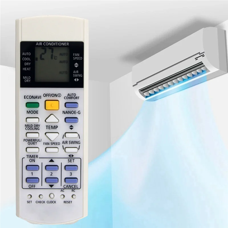 RISE-Vervang A75C3706 A/C Afstandsbediening Forpanasonic Airconditioner A75C3208 A75C3706 A75C4543 A75C3708 A75C3300
