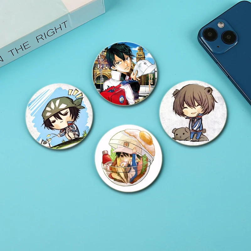 Ryoma Echizen,Fuji Syusuke,Tezuka Kunimitsu,Seiichi Yukimura,Yanagi Renji Comics Brooches Cosplay Badge for Clothes Backpack Hat