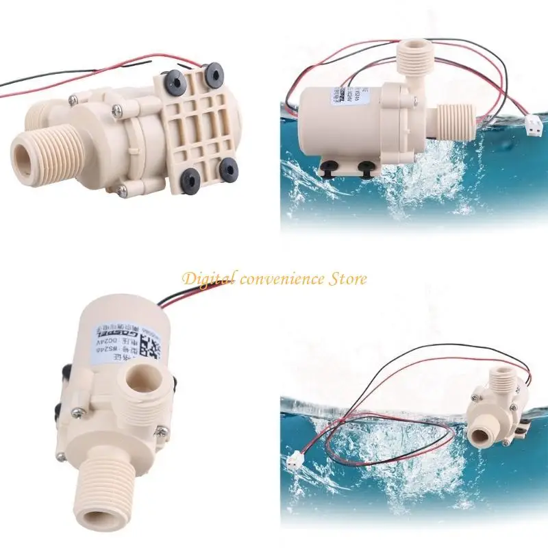 

97QA Домашний циркуляционный насос для горячей воды DC24V Бесщеточный двигатель Водяная помпа Система 6M Лифт