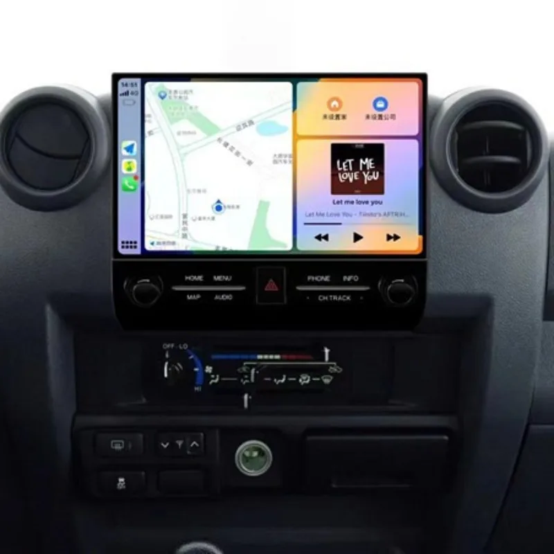 Android central control screen carplay navigation
