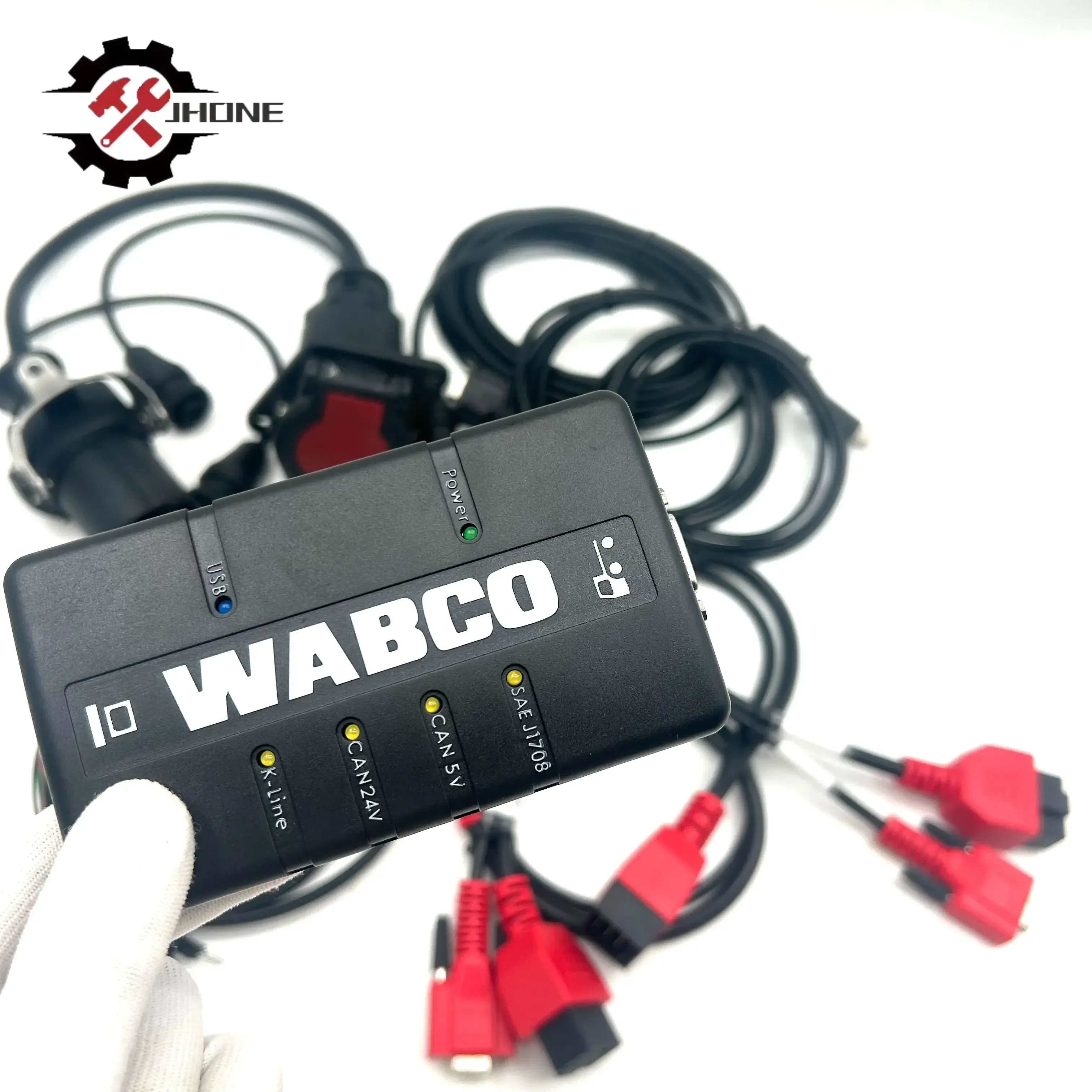 For wabc DIAGNOSTIC KIT (WDI) wabc Interace Heavy dut Truck Scanner Tool Trailer and Truck ob2 Diagnostic KIT