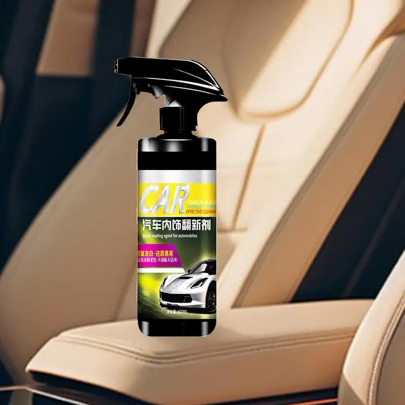 

Car Interior Cleaning Agent No Rinse Auto Interior Cleaner Agent UV Protection Car Stain Remover Deep Cleaning Liquid For