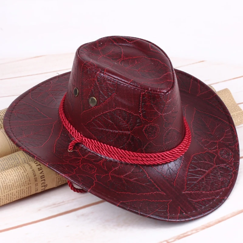 Retro Hipster Cowboy Hat Western Large Brim Cowboy Hat Outdoor Trend Casual