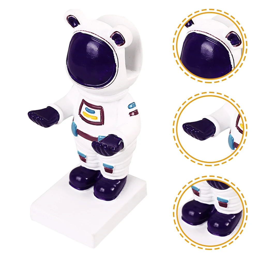 

Creative Resin Astronaut Pen Holder Desk ganizer Eyeglass St Pencil Storage Decor Figure Gift Idea Stationery Holder Desktop