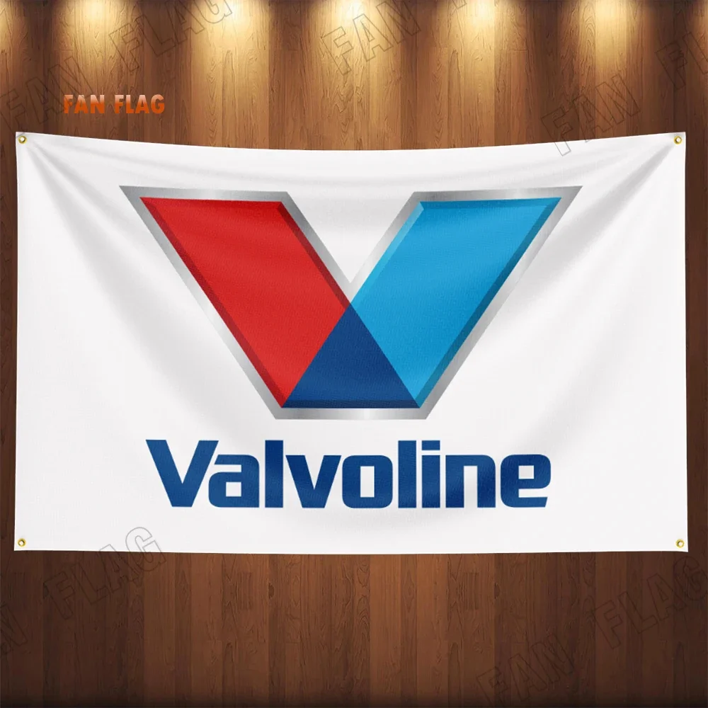 90x150CM Valvolines Oil Gasoline Flag Banners Diesel Fuel Petrol Flag Banners Garage Car Tapestry Flag Garage Outdoor Decor