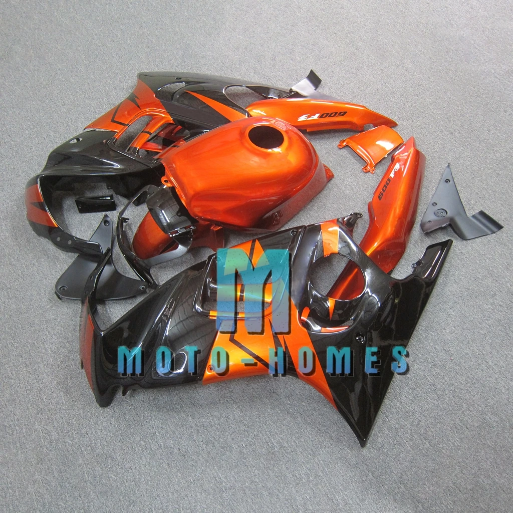 Free Custom Fairing Kits for CBR600 97 98 CBR 600 F3 1997 1998 Rebuild Motorcycle Fairings Set Aftermarket Black Orange