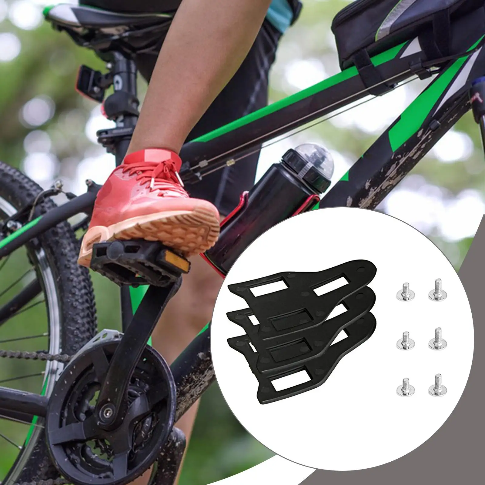 

3 шт. велосипедные шипы черные уличное оборудование регулируемая высота удобные