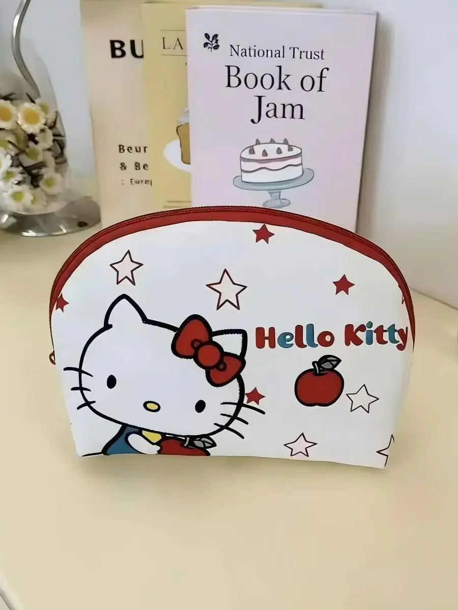 Neue angesagte Anime-Katzen-Aufbewahrungstasche, Stiftetui, Kosmetiktasche, große Kapazität, Kawaii-Schreibtisch-Organizer, niedliche Reisetasche