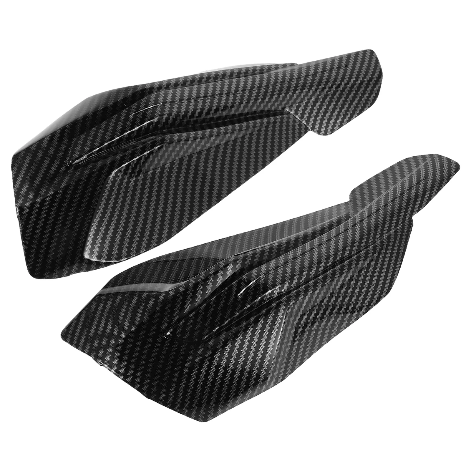 แฮนด์การ์ดมอเตอร์ไซค์แบบสากล 1 คู่ สีดำ ป้องกันลม สำหรับรถวิบาก สกู๊ตเตอร์ ขับขี่ออฟโรด ทนทาน