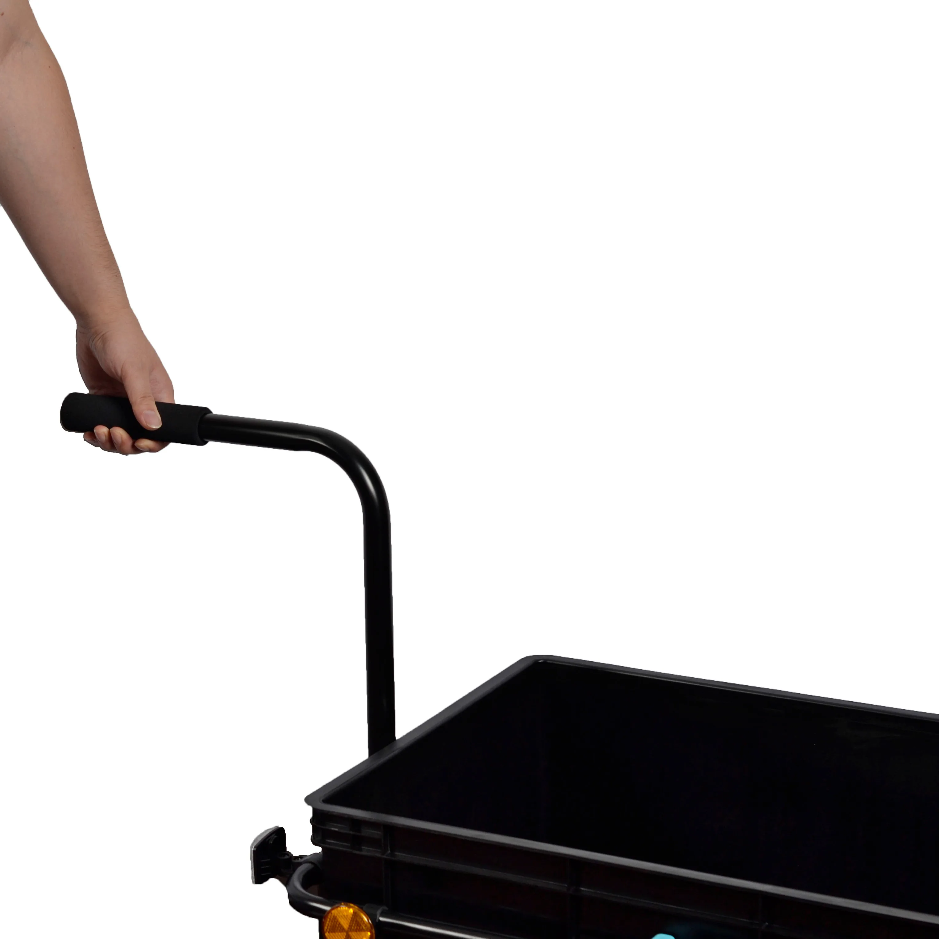 Велосипедный грузовой прицеп со съемной коробкой и водонепроницаемой крышкой