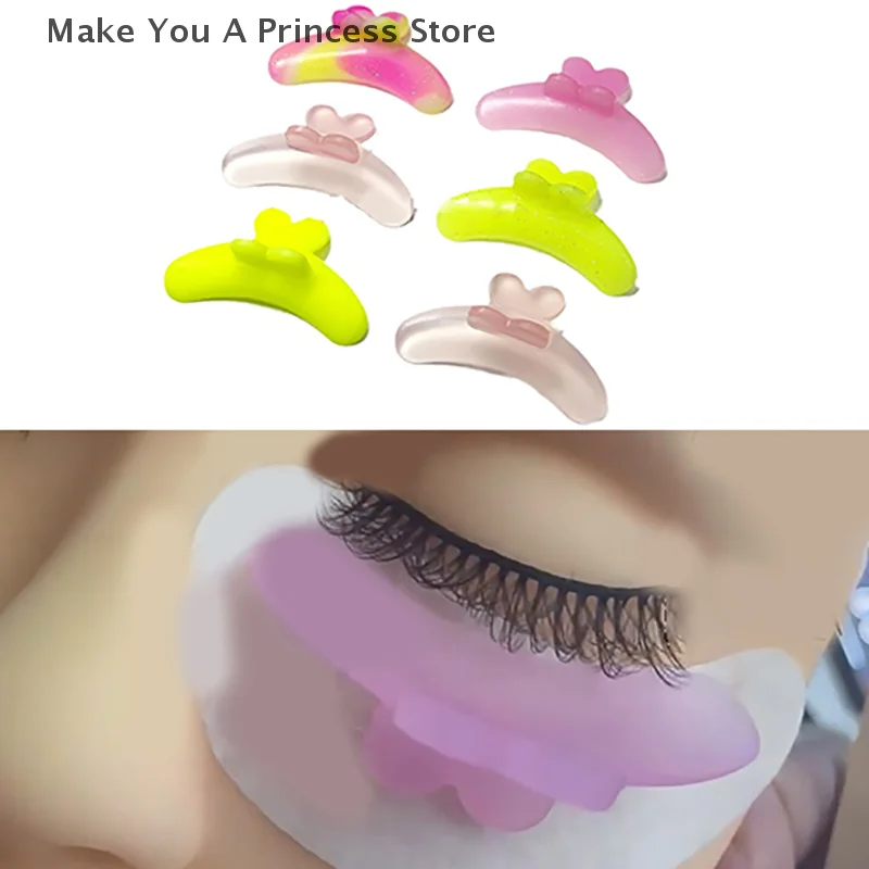 Silicone Reusable Anti-fall Off Eyelash Pads Anti-slip Lash Lift Ribbon Eyelash Perm Pads Perm Eyelash Spacer Lash Lifting Tool