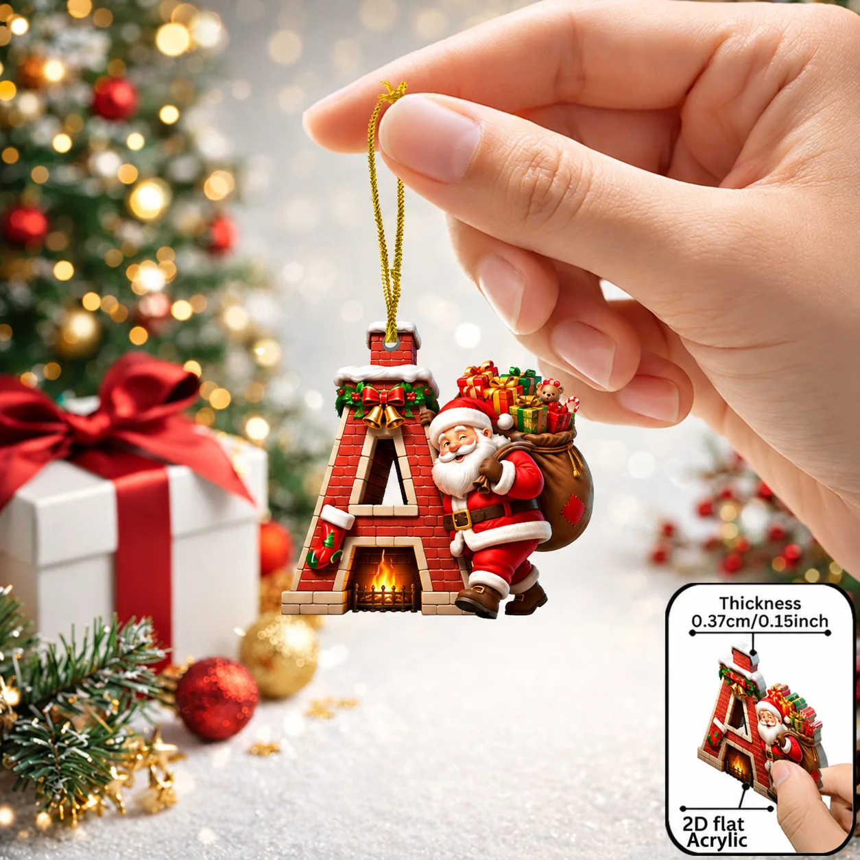Home Improvement Shop - Noel Süsü, 2 Boyutlu Düz Alfabe