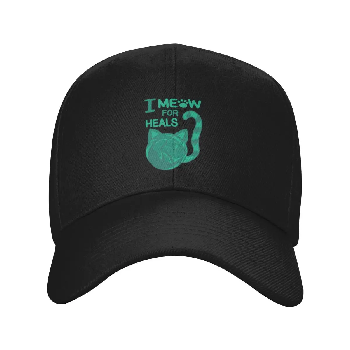 

I Meow for Heals Baseball Cap Hood custom Hat Hat Beach Caps For Women Men's