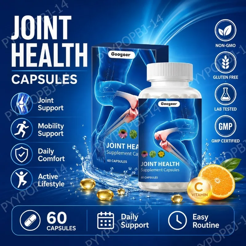 

Googeer Vitamin C Softgels Easy To Swallow Capsules Joint Support for Overall Wellness Non GMO 60 Count