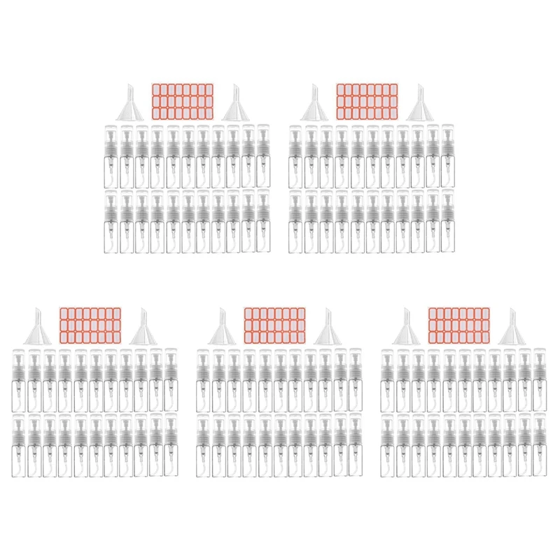 2025-600Pcs 3ML Spray Bottle Small Cosmetic Packing Atomizer Perfume Bottles Atomizing Spray Liquid Container For Travel