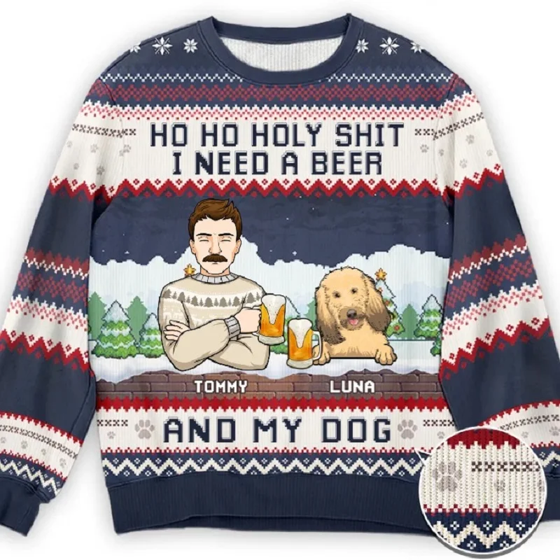 Pull de Noël Climax Tacky pour hommes et femmes, pulls de Noël, Y-Couple, fête de vacances, sweat-shirt de Noël, vêtements pour hommes